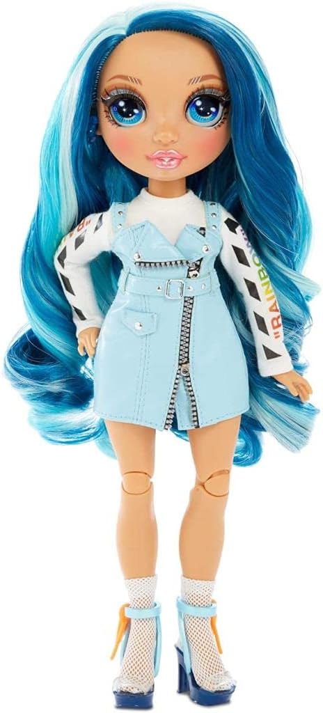 Rainbow High Fashion Doll – Skylar Bradshaw - Blaue Puppe mit Luxus-Outfits, Accessoires und Puppens