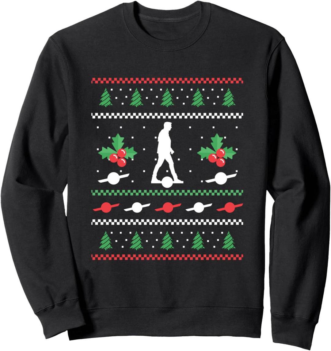 Ugly Christmas Onewheel E-Skateboard Sweatshirt