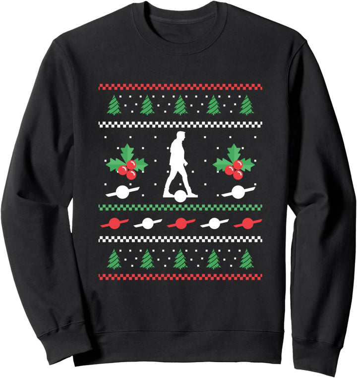 Ugly Christmas Onewheel E-Skateboard Sweatshirt