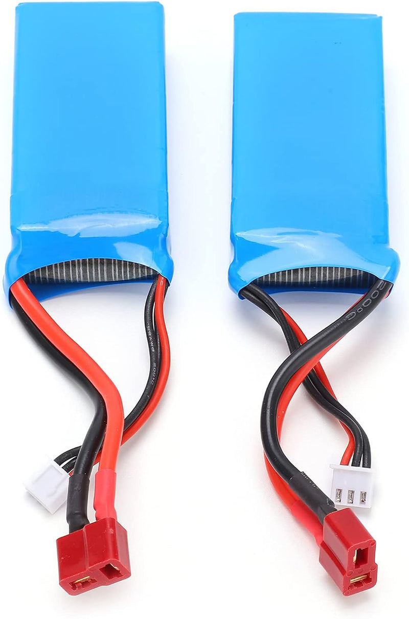 CHICIRIS 7,4 V 1500 MAh Lithium-Ionen-Akku, Ersatzakku, Lithium-Batterien 15C T-Stecker Modell Akku