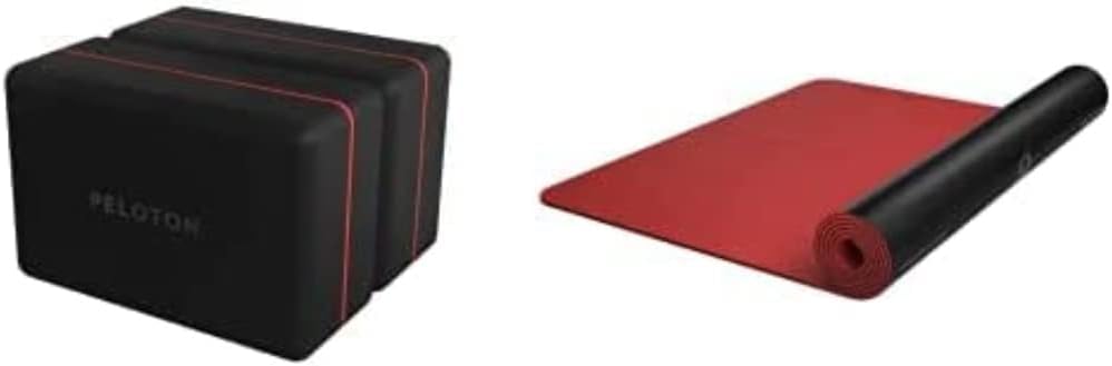 Peloton Yoga-Blöcke, hochwertiges Zubehör für Yoga, langlebig und robust Yoga block and Yoga mat, Yo