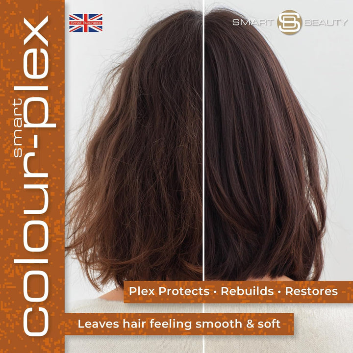 Haarfarbe Bernstein dauerhaft mit Smart Plex Anti-Haarbruch-Technologie (3er Pack) für Schutz und Kr