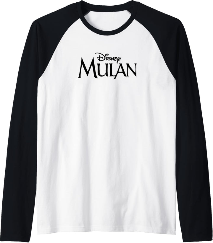Disney Mulan Mulan Classic Logo Raglan