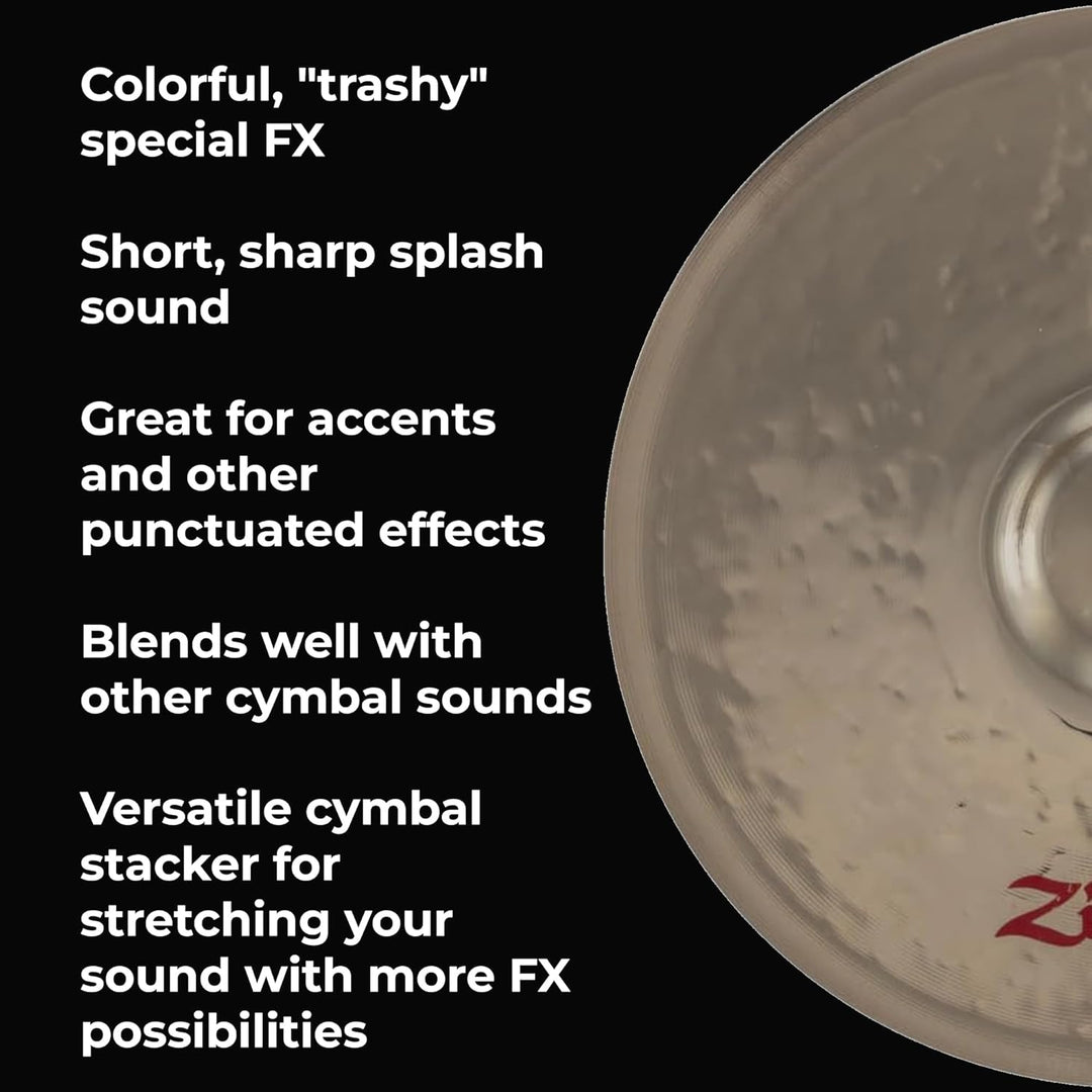 Zildjian FX Cymbals Series - 11" Oriental Trash Splash Cymbal 11 Zoll Trash Splash, 11 Zoll Trash Sp
