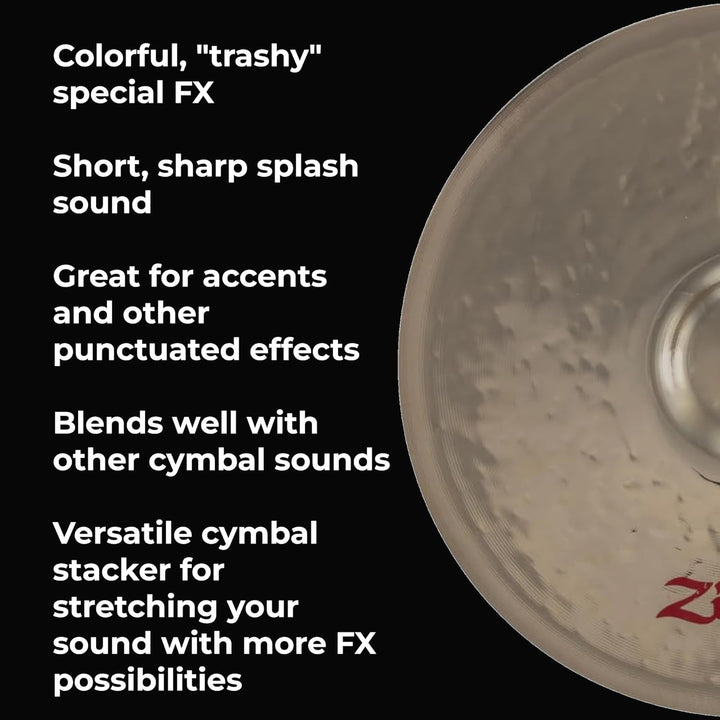 Zildjian FX Cymbals Series - 11" Oriental Trash Splash Cymbal 11 Zoll Trash Splash, 11 Zoll Trash Sp