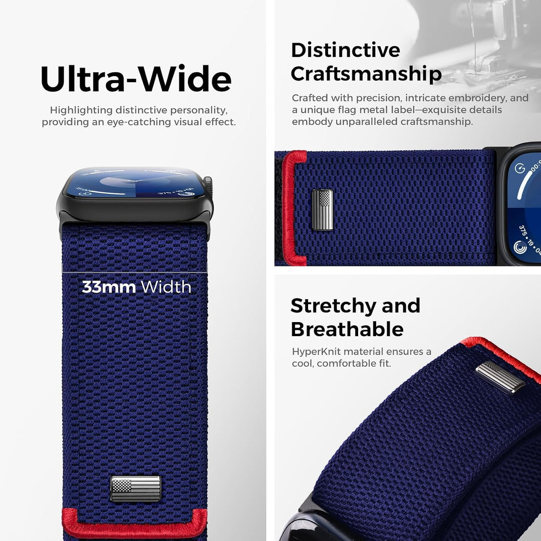 Tefeca Fortitude Elite Serie Ultrawide Armband Kompatibel mit Apple Watch Ultra/Ultra2 Serie 10/9/8/