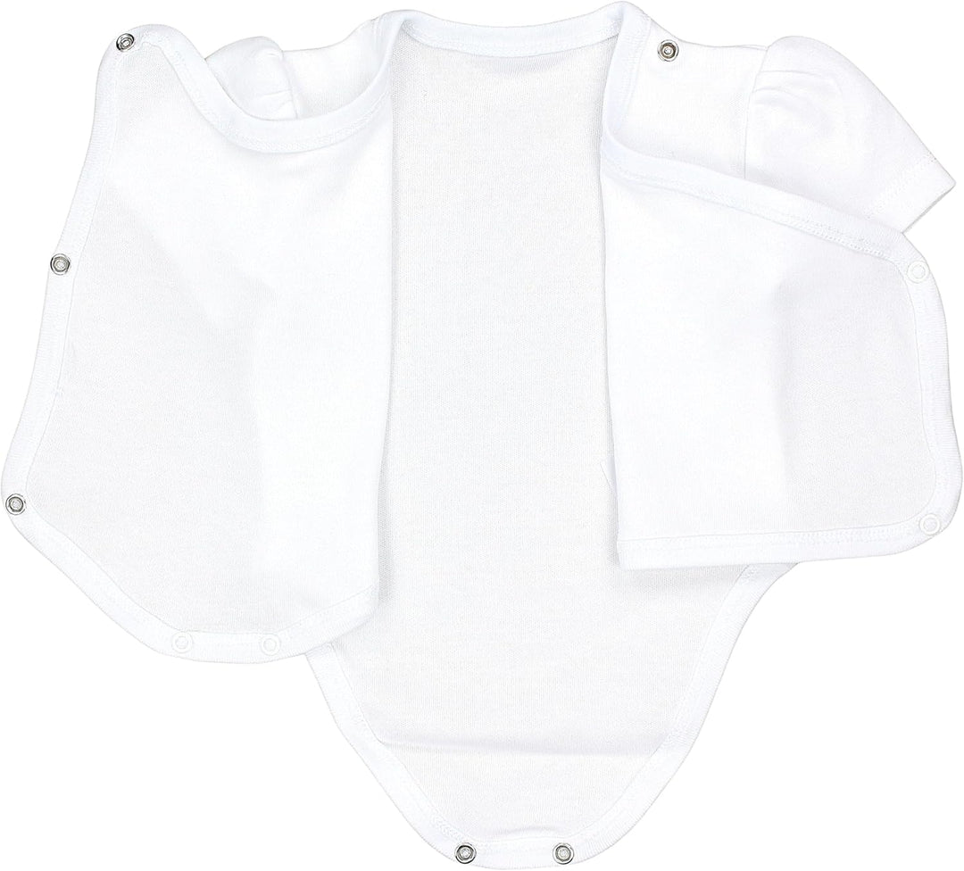 TupTam Baby Body Mädchen 5er Set – Kurzarm Wickelbody aus Baumwolle mit Print, Atmungsaktiv und Haut