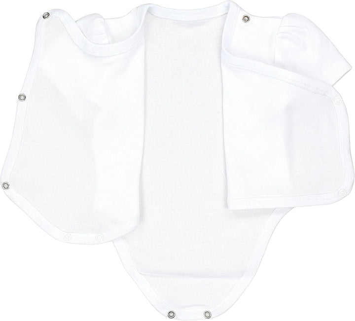 TupTam Baby Body Mädchen 5er Set – Kurzarm Wickelbody aus Baumwolle mit Print, Atmungsaktiv und Haut