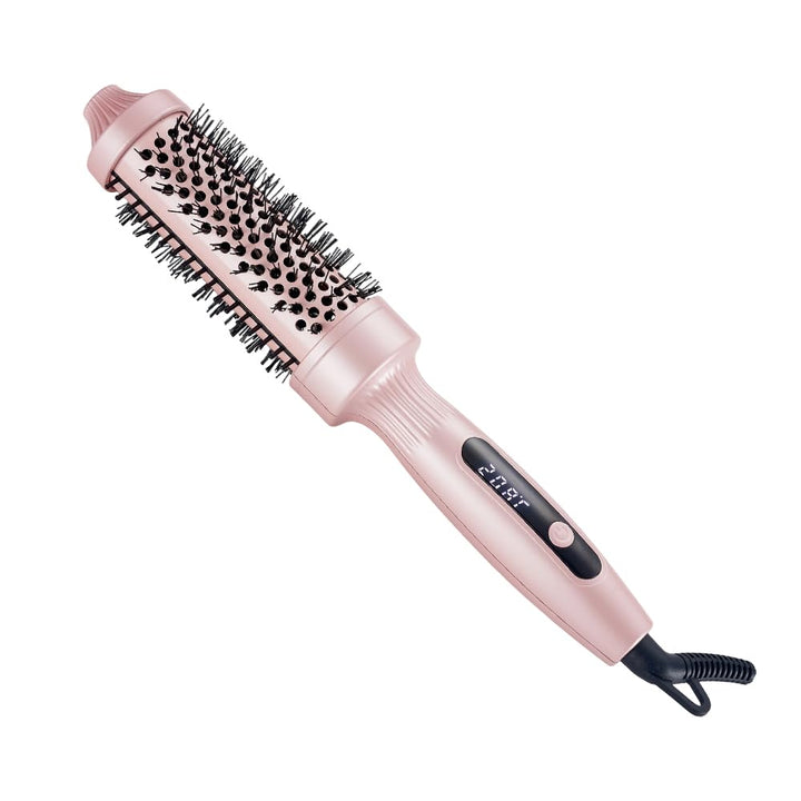 Thermal Brush Lockenbürste, 38 mm Thermobürste Keramik, Hot Brush Rundbürste mit Hitze, Wärmebürste