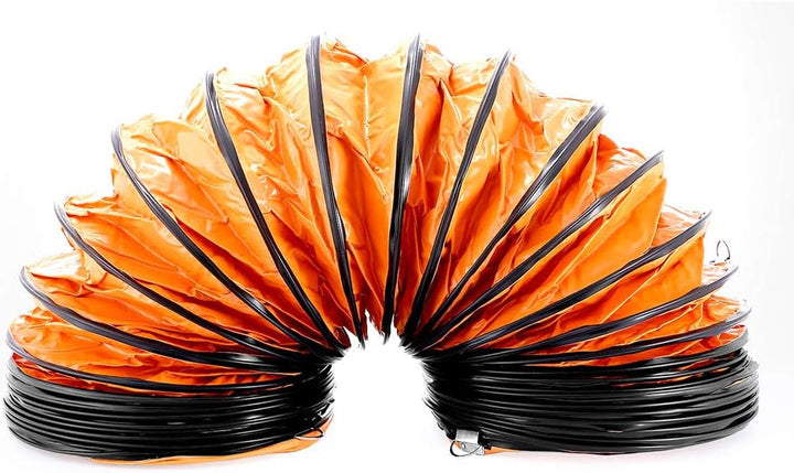 KAUITOPU Baugebläse, ø250mm Axialgebläse mit 10 m PVC-Kanal Industrielüfter für Fabriken Kellern Bau