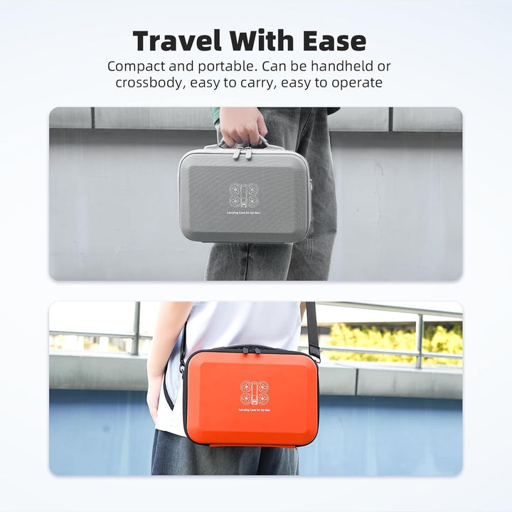 BRDRC Neo Tasche, Wasserdichtes Koffer Tragbare für DJI Neo Fly More Combo Tragetasche Reisetasche f
