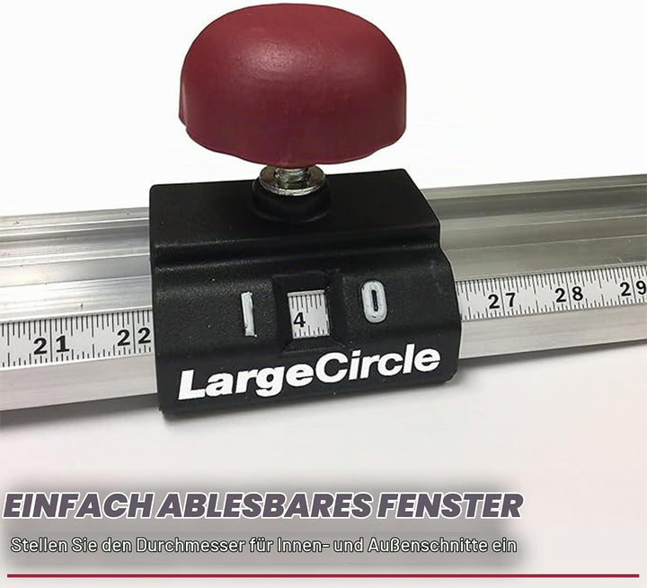 Milescraft 1219 CircleGuideKit, Schwarz, CircleGuideKit