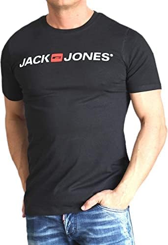 JACK & JONES Herren 5er-Set T-Shirts in verschiedenen Styles, Prints und Farben aus Baumwolle S Corp