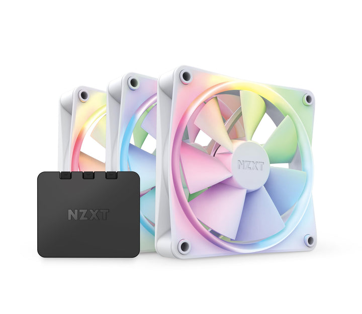 NZXT F120-RGB-Lüfter — RF-R12TF-W1 — Erweiterte Anpassung der RGB-Beleuchtung — Flüsterleise Kühlung