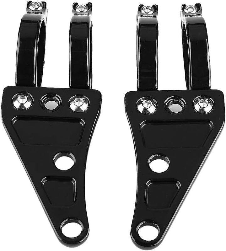 Reminnbor Motorradscheinwerferhalterung | 2 Stück Scheinwerferhalterung Klemmen Scheinwerferhalter G