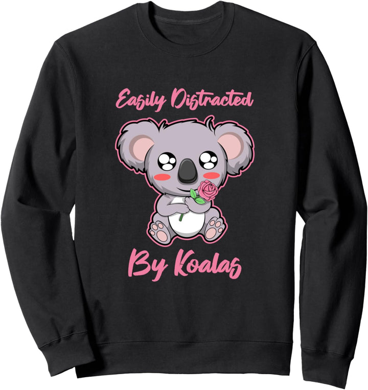 Leicht ablenkbar durch australischen Koala-Bären Lustiger Sweatshirt
