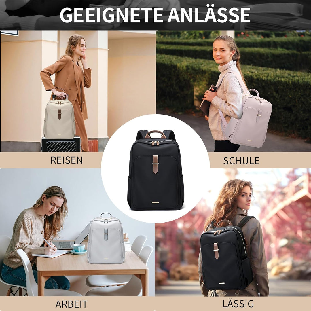 GOLF SUPAGS Rucksack Damen, Grosse Laptop Rucksack 16 Zoll Schulrucksack Laptoptasche Business Rucks