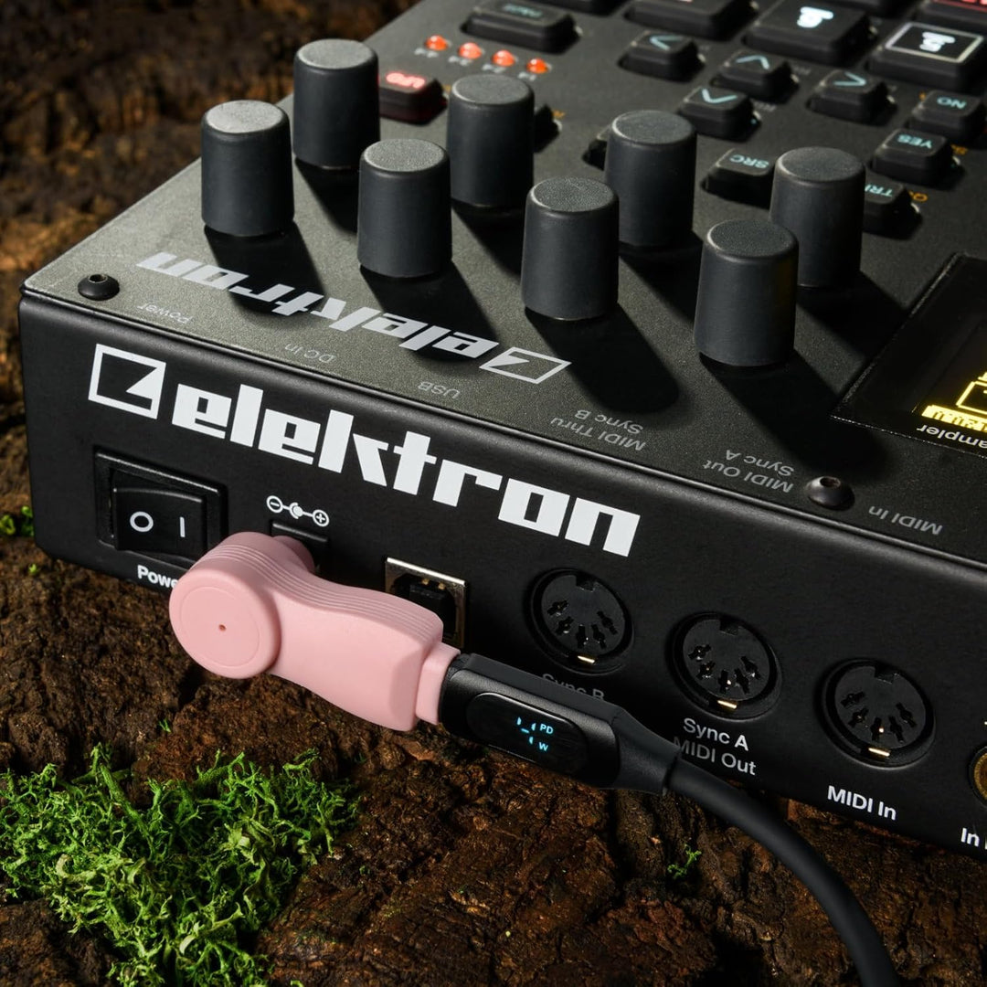 myVolts Step-Up USB-C auf 12V DC Power Tip, kompatibel mit Erika Synths Matrix Mixer Desktop Patch M