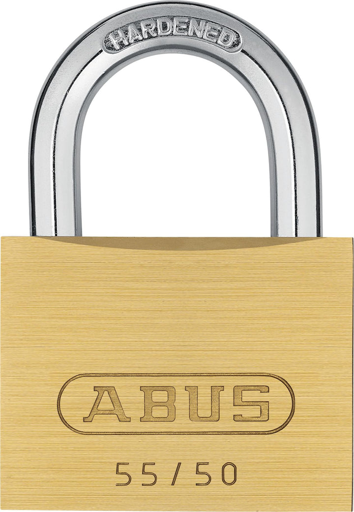 Abus 60028588 Messing-Hangschloss 1 Stück 50mm Verschiedenschliessend, 1 Stück 50mm Verschiedenschli