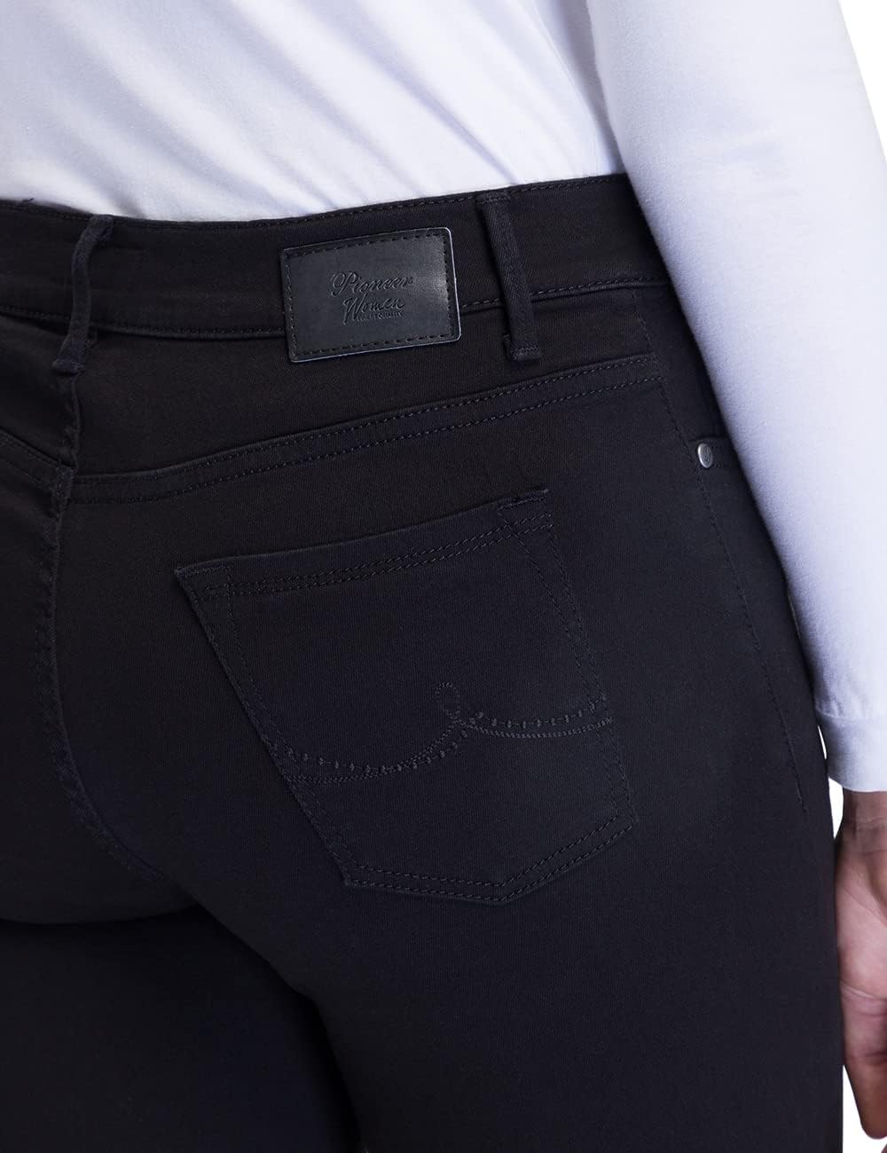PIONEER AUTHENTIC JEANS Damen Kate Jeans, Black/Black Rinse (11)