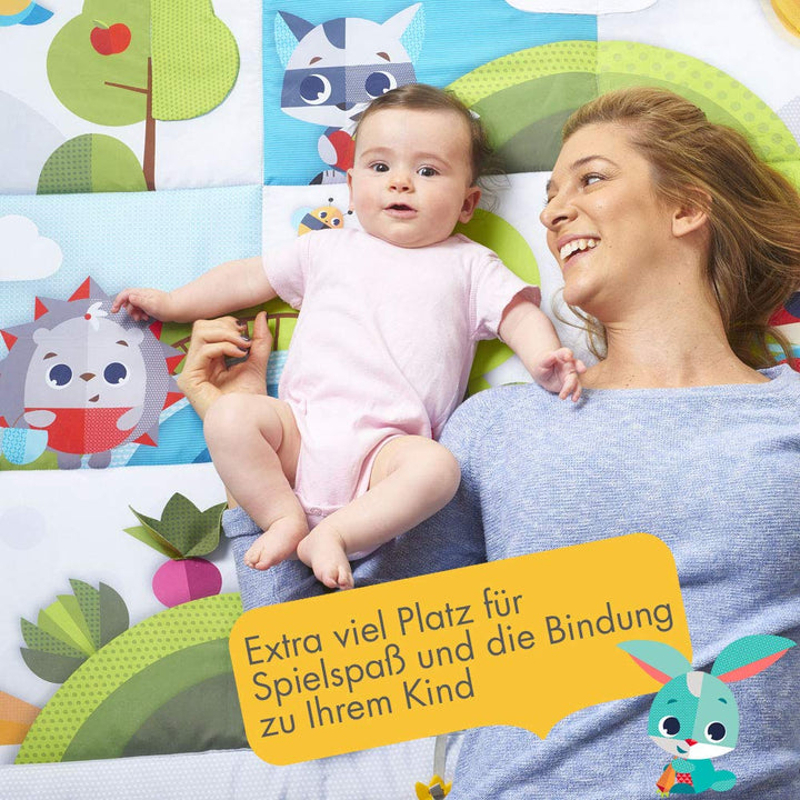 Tiny Love Baby Krabbeldecke "Super Mat" - Meadow Days Design, grosse Baby-Spieldecke im modernen Des