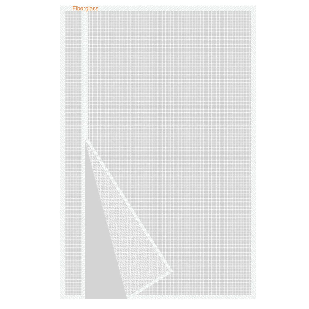 Risareyi Seitliche Öffnung Magnet Fliegengitter Balkontür 195x250cm, Weiss