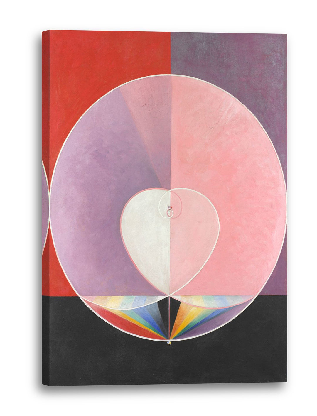 Printed Paintings Leinwand (40x60cm): Hilma af Klint - Doves, Nr. 2 40x60 cm, 40x60 cm