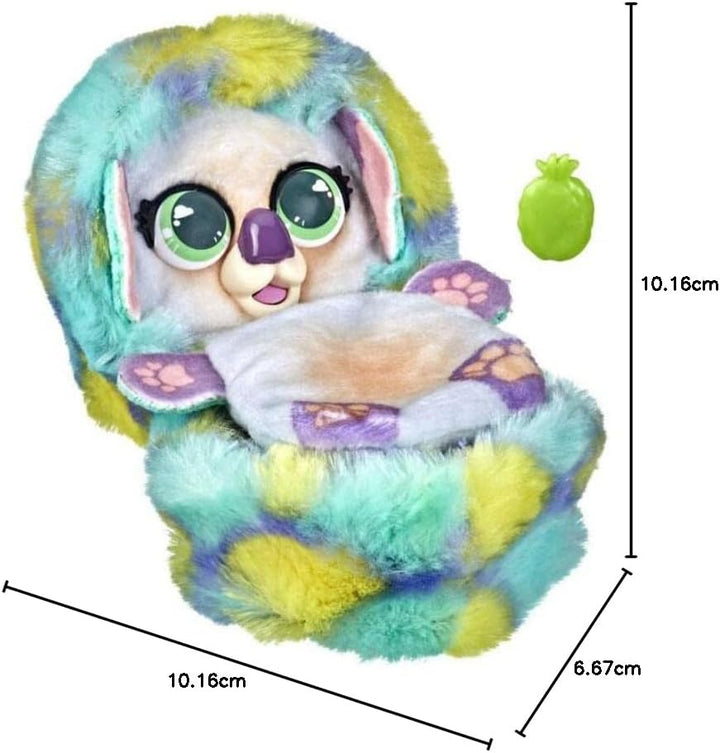 furReal Rollies Plüschspielzeug, Überraschungstierchen, Geräusche, Überraschungsaccessoire, 9 Sammel