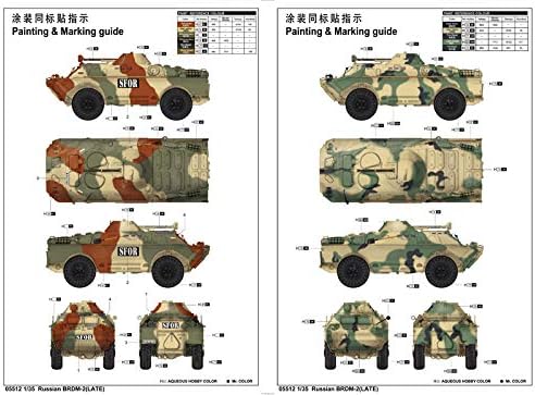 Trumpeter 05512 Modellbausatz Russian BRDM-2 /(Late)