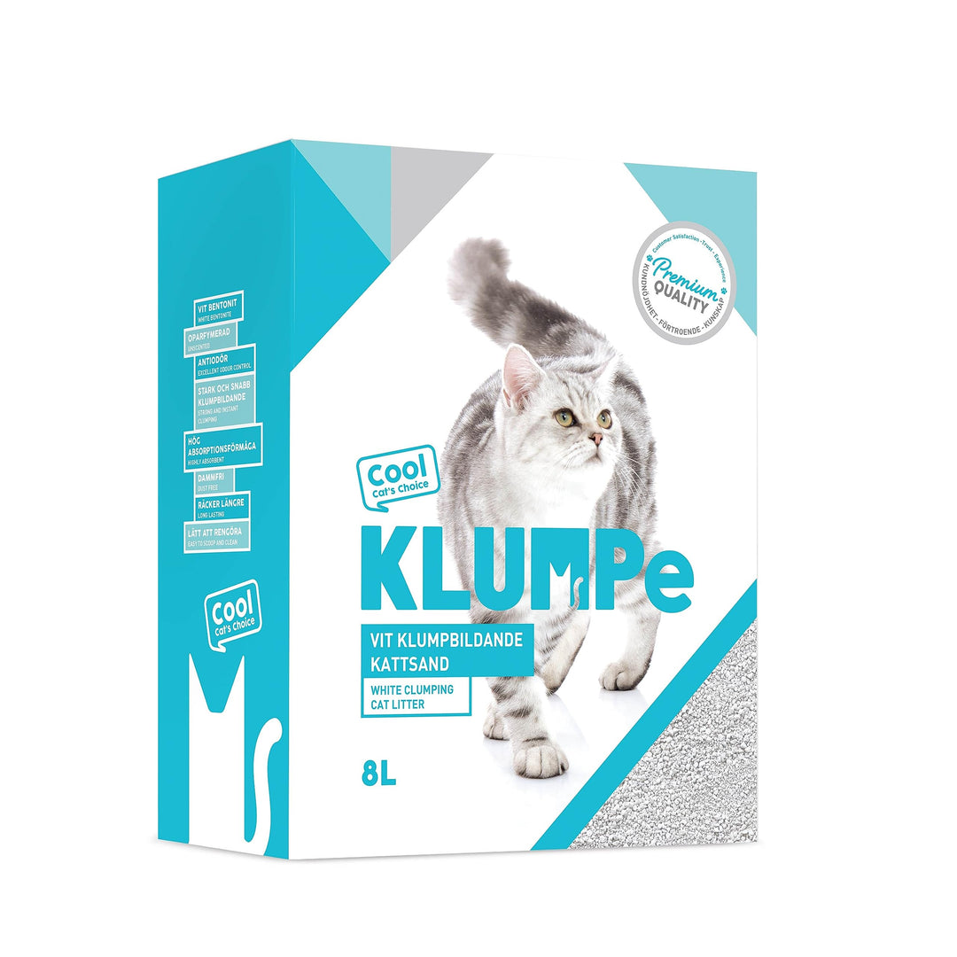 Ultra kompakter weisser Katzensand - Klumpenbildend - Sand - Katzenstreu - Hochabsorbierend - Antiod