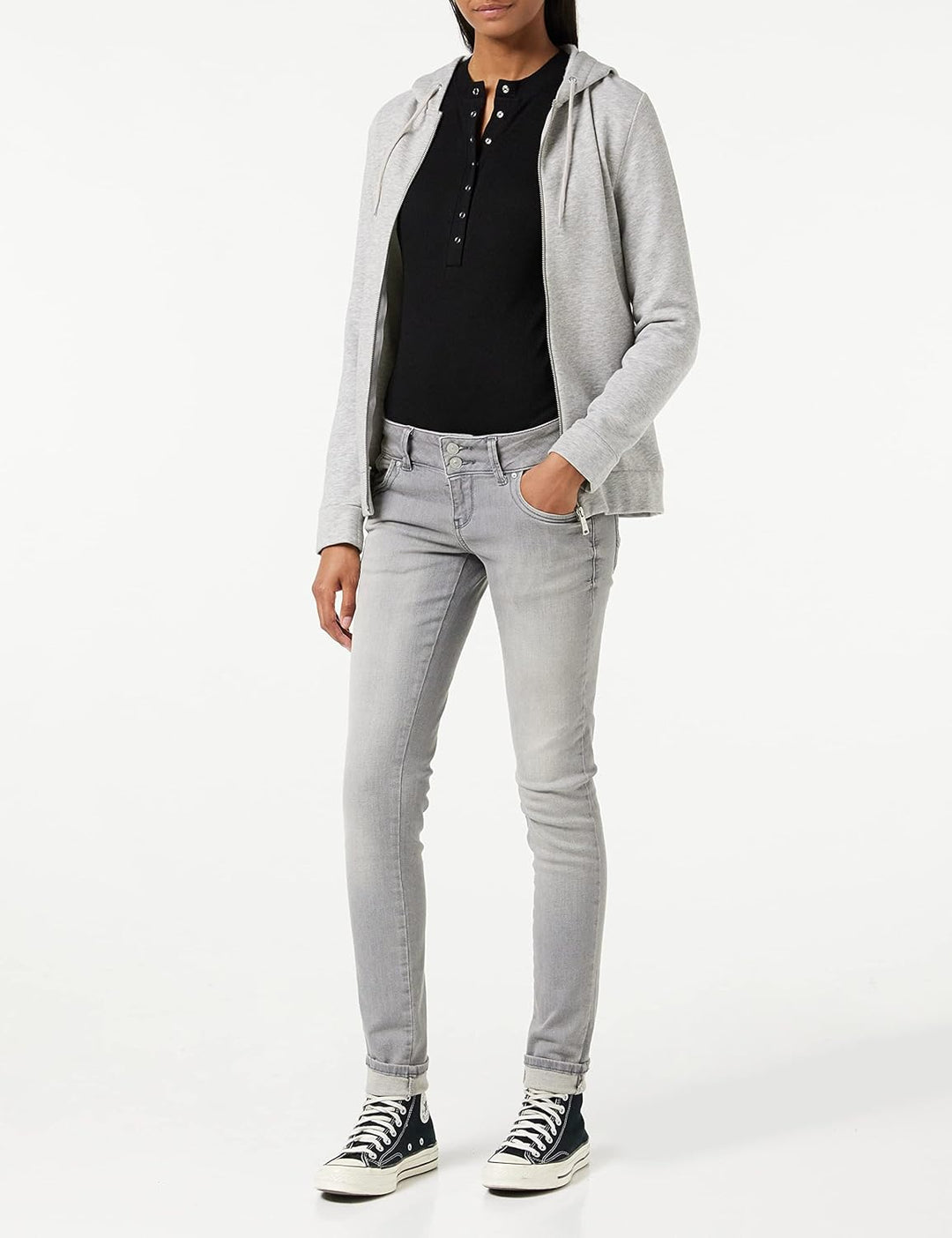 LTB Jeans - Damen - Molly - MID Waist - Slim Fit Jeans - Hosen 24W / 30L Dia Wash, 24W / 30L Dia Was