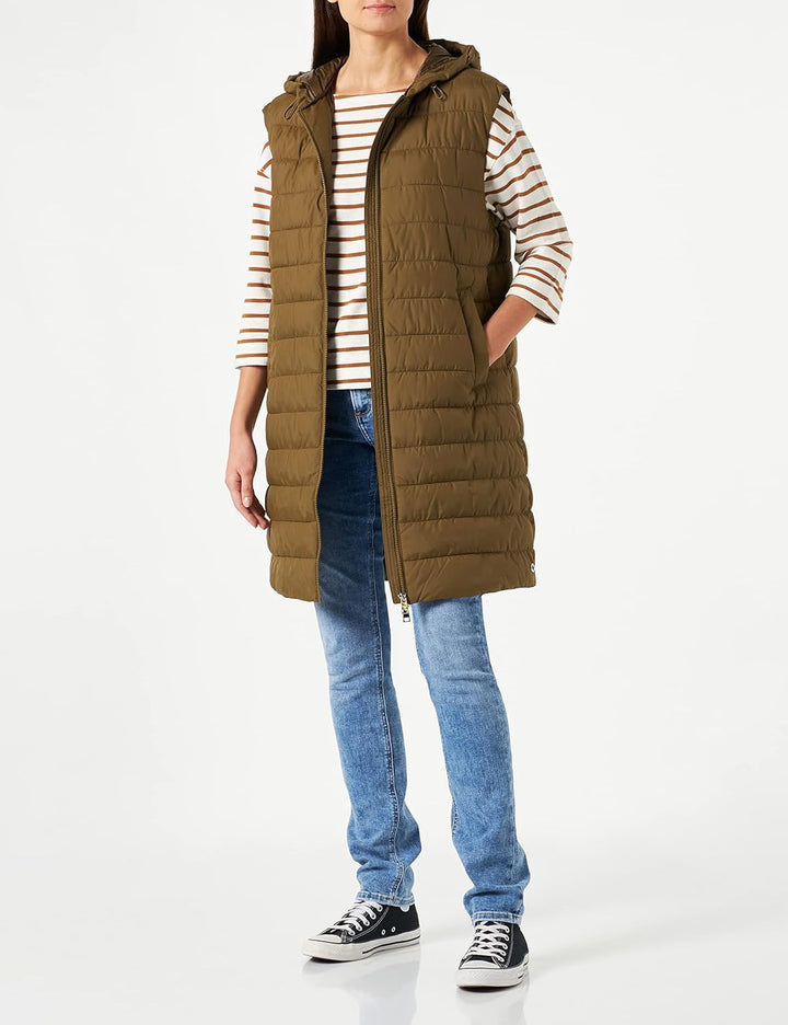 s.Oliver Damen Outdoor Weste 34 Grün, 34 Grün