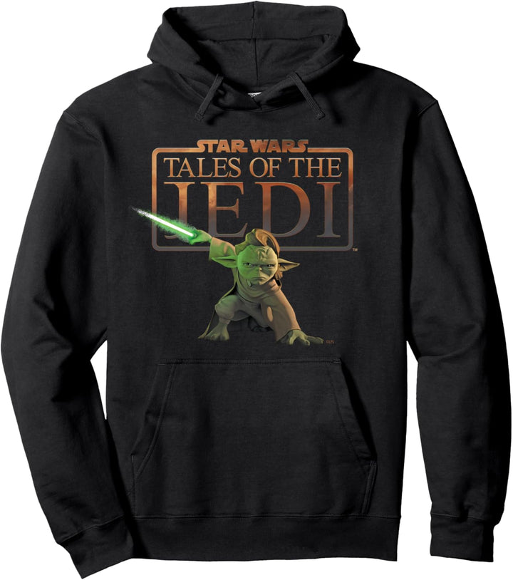 Star Wars Tales of the Jedi Yaddle with Lightsaber Disney+ Pullover Hoodie