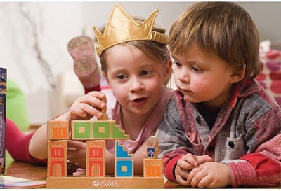 smart games - Camelot Jr, Preschool Puzzle Game with 48 Challenges, 4-9 Years, 24 x 6 x 24 cm (LxWxH