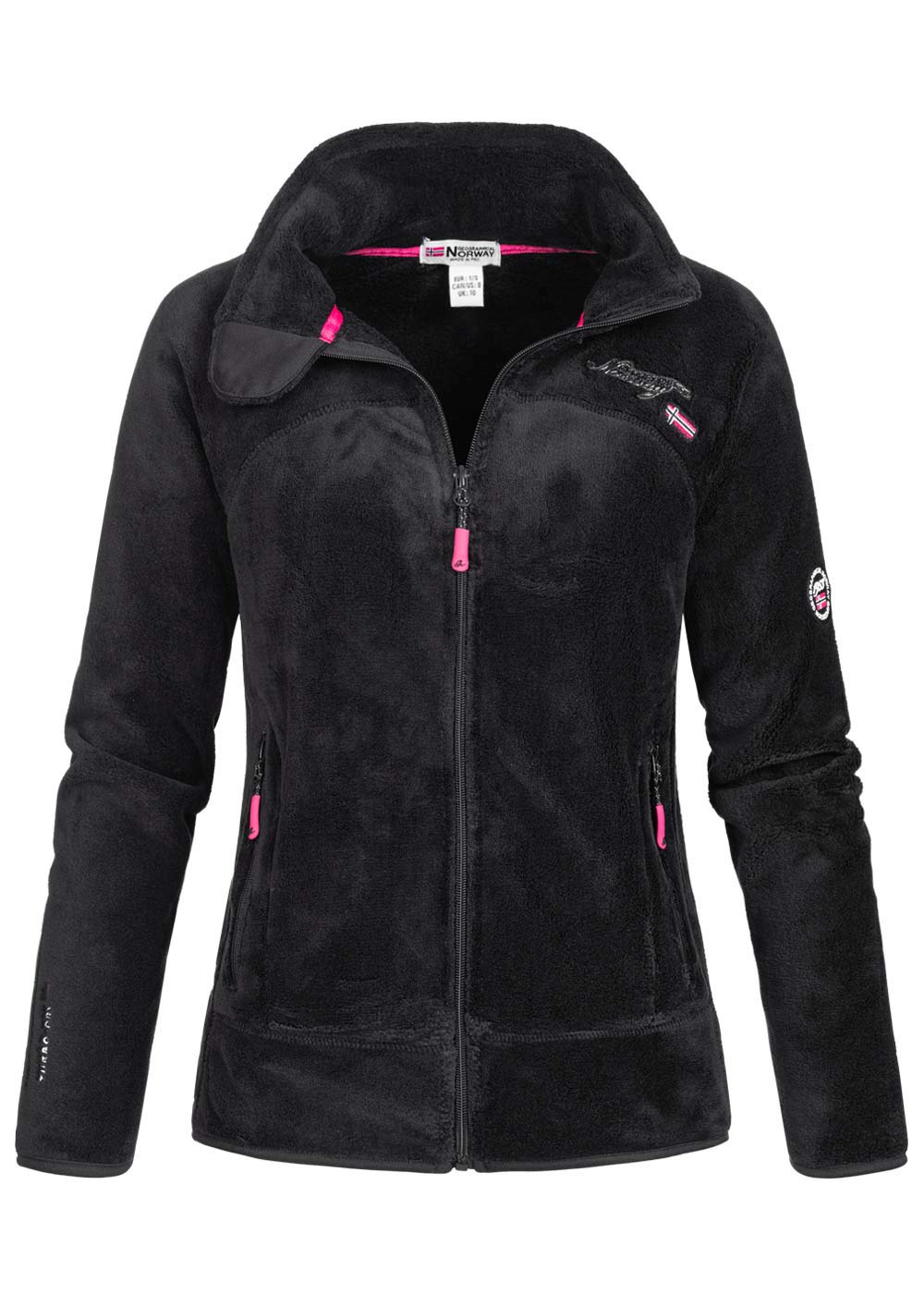 Geographical Norway Upaline Lady - Fleecejacke Damen Fine Frauen Warm Fermetur Zip - Jacke Fleece He