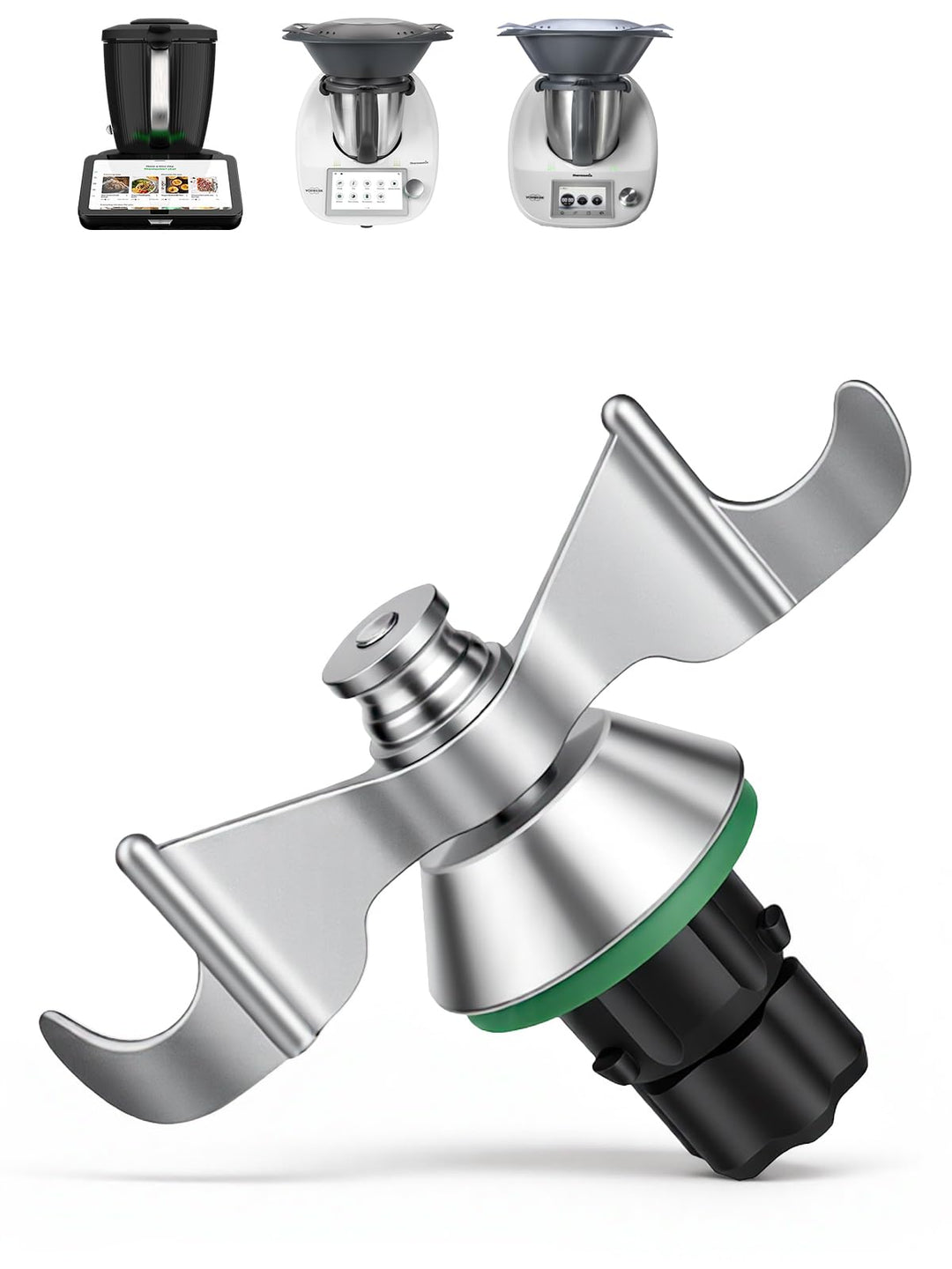 Weenkler Teigmesser & Mixmesser für Thermomix TM7 TM6 TM5, Ersatzmesser aus Edelstahl, Zubehörteile