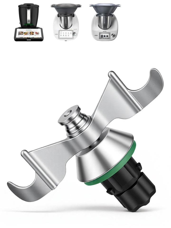Weenkler Teigmesser & Mixmesser für Thermomix TM7 TM6 TM5, Ersatzmesser aus Edelstahl, Zubehörteile