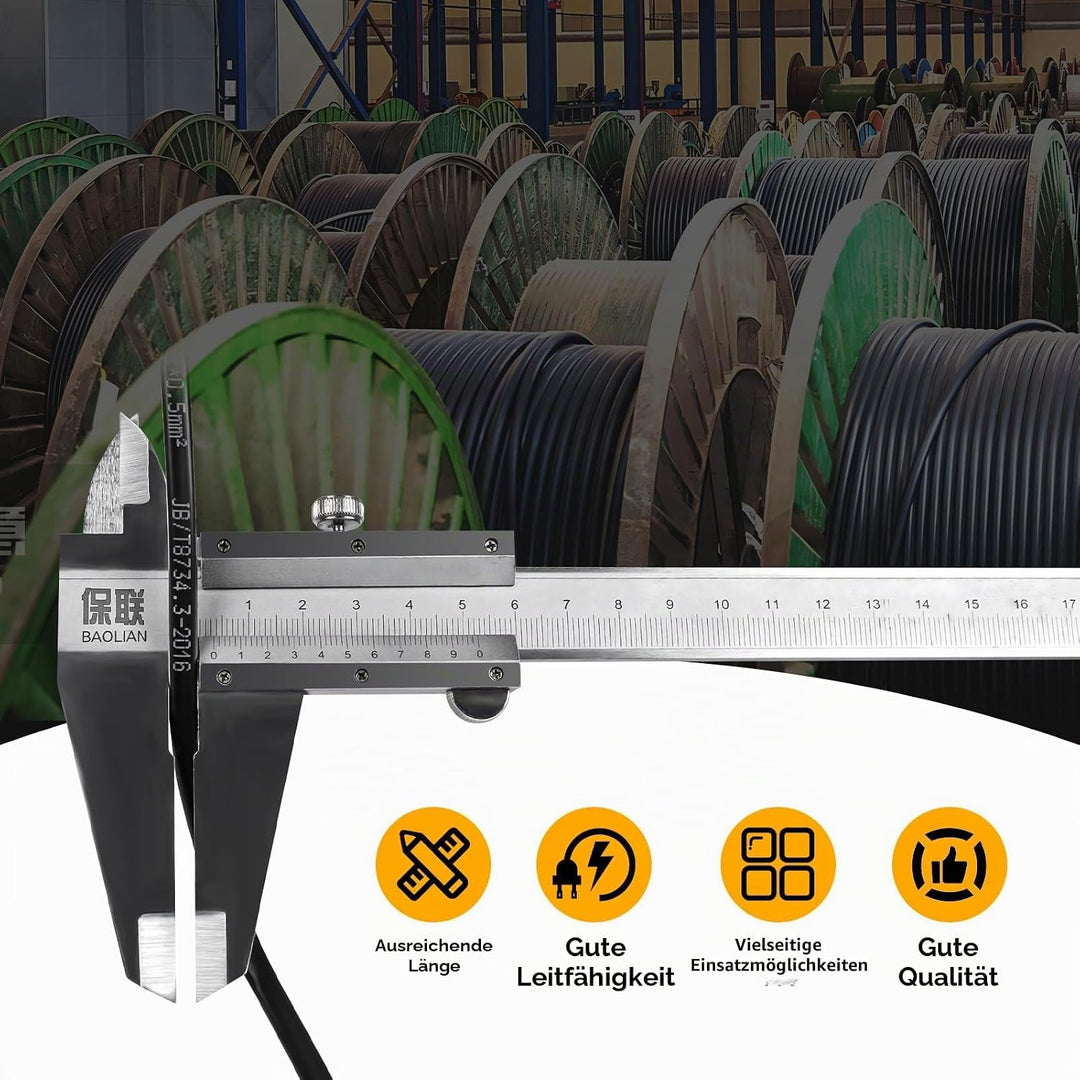 AOHEWEI 2 × 1,0 mm² flaches zweiadriges Doppelkabel 2 Leiter elektrischer Kupferdraht 5V 12V 24V 60V