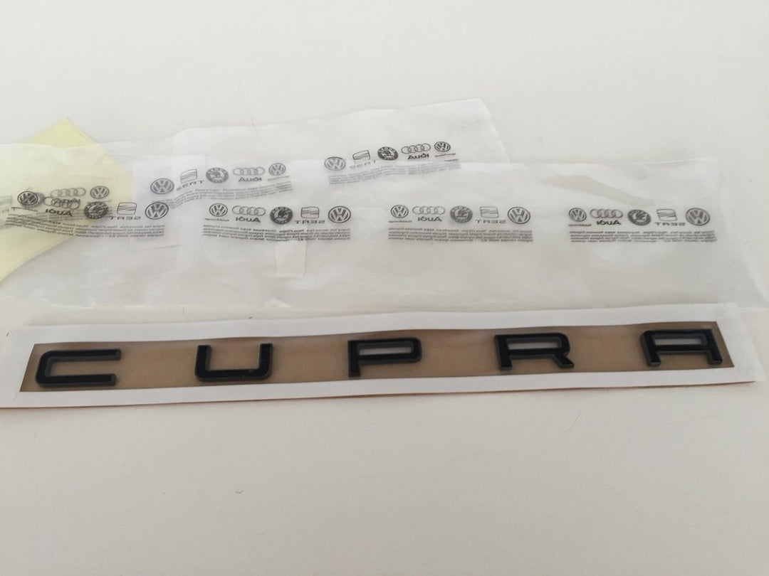 Original SEAT CUPRA Schriftzug schwarz Aufkleber Decal Emblem Logo badge