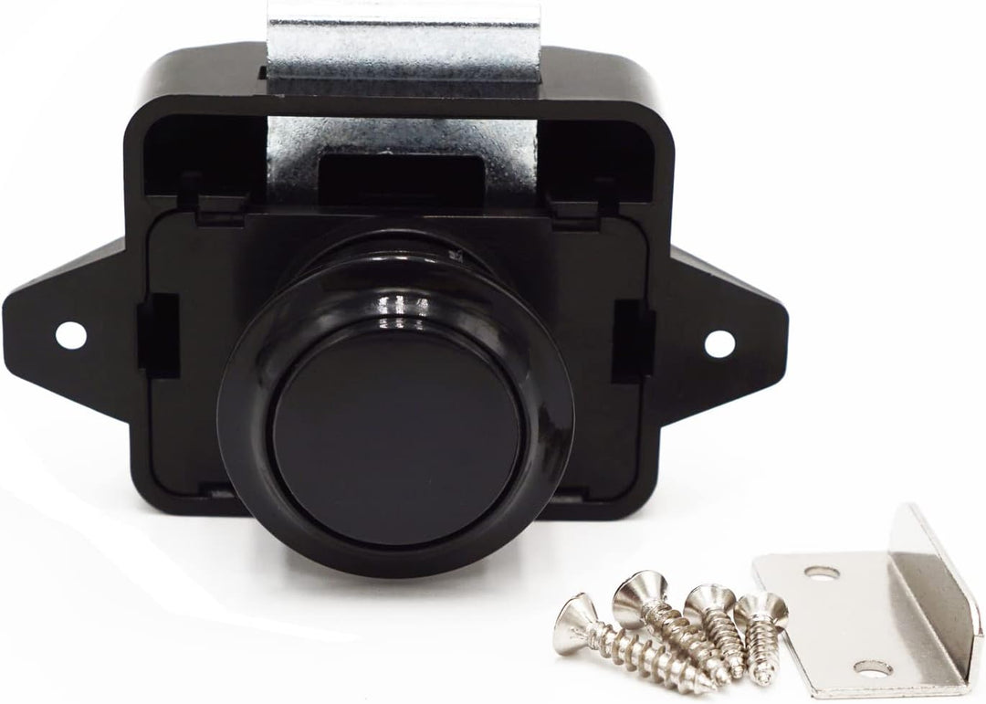 Hotiko Push Lock Button Latch Door Verriegelung Wohnmobil Möbelschloss für RV Camping Schrank Schubl