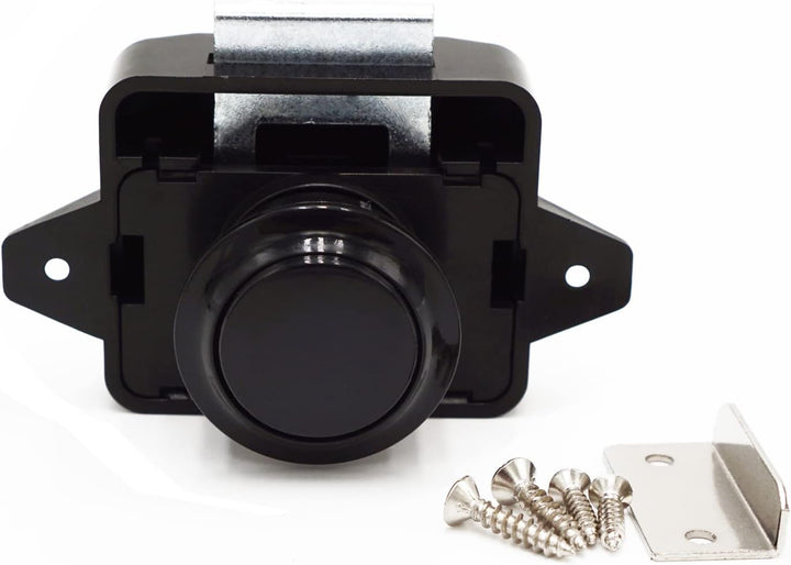 Hotiko Push Lock Button Latch Door Verriegelung Wohnmobil Möbelschloss für RV Camping Schrank Schubl