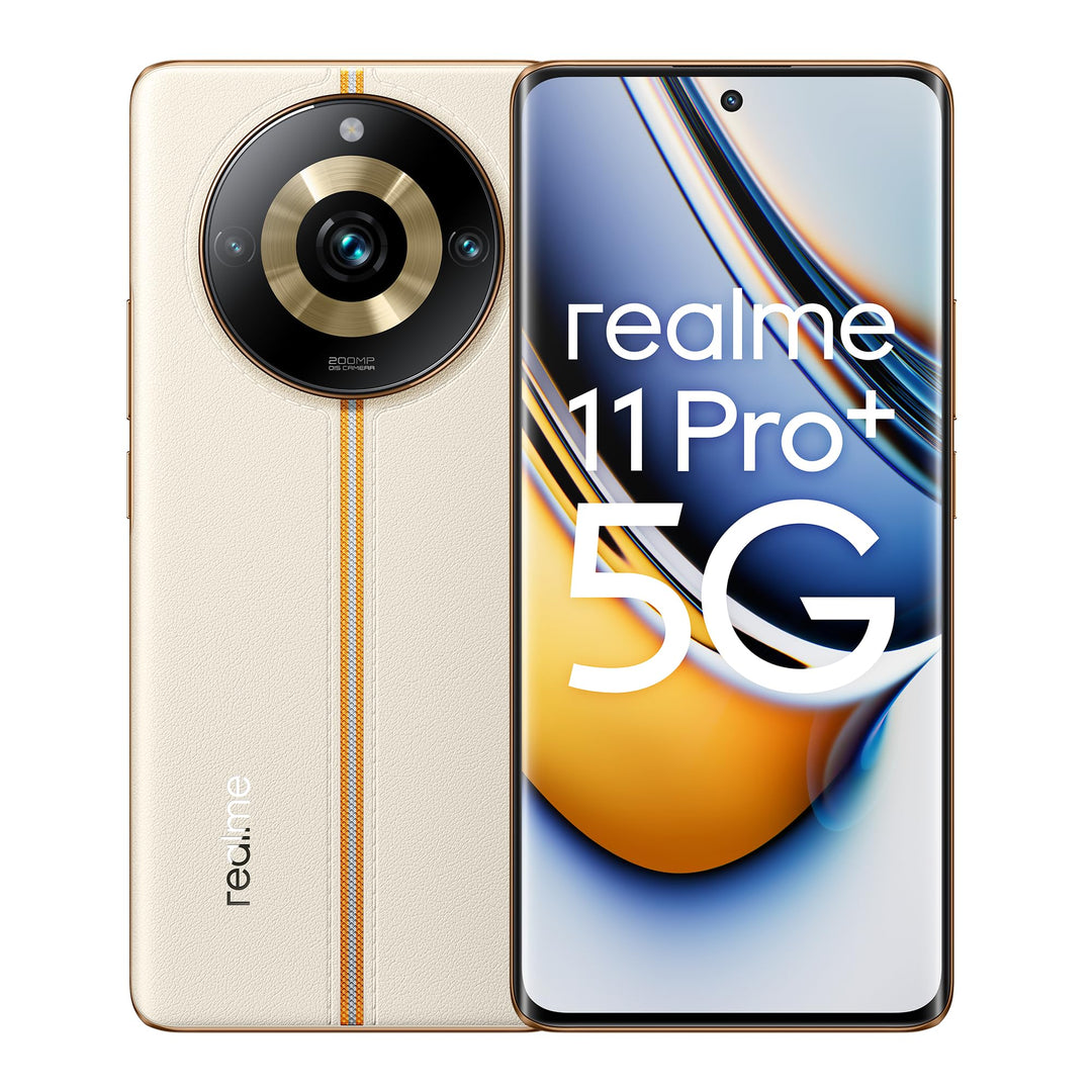 realme 11 Pro+ 5G 12+512GB Smartphone, 200MP OIS SuperZoom Camera, 120Hz Curved Vision Display, 5000