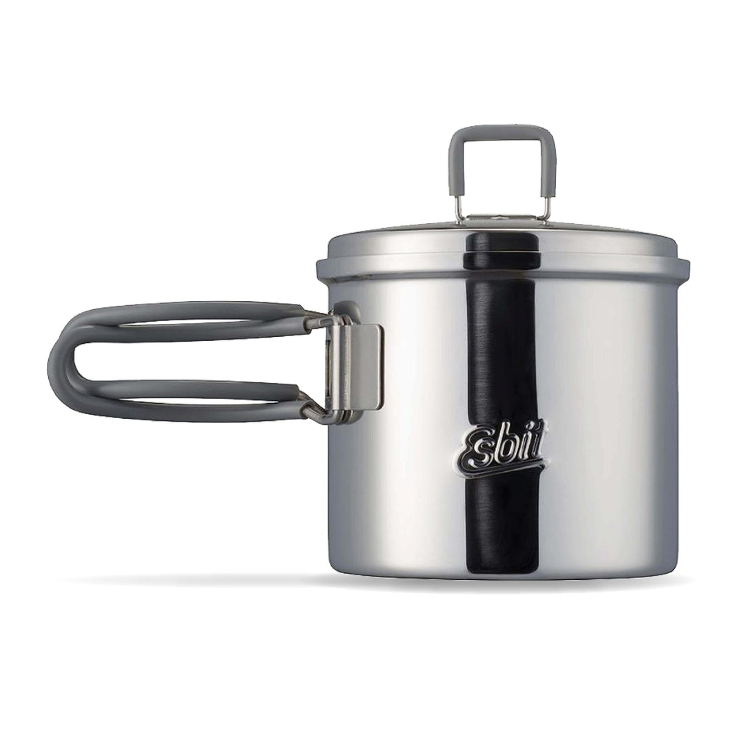 Esbit Outdoor Kochtopf 625 ml - Camping Topf aus hochwertigem Edelstahl - inkl. Deckel mit praktisch