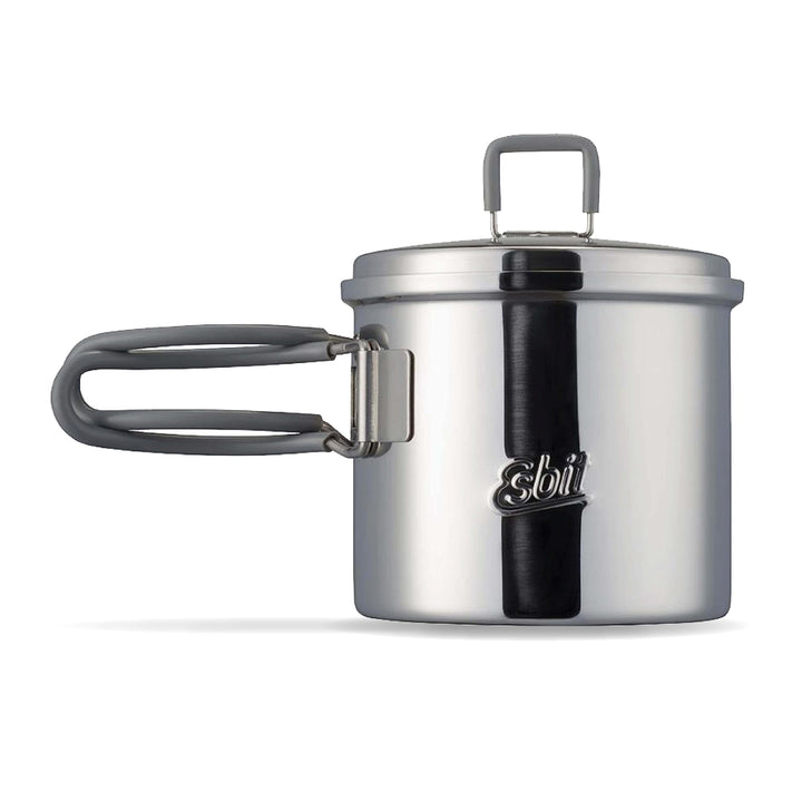 Esbit Outdoor Kochtopf 625 ml - Camping Topf aus hochwertigem Edelstahl - inkl. Deckel mit praktisch