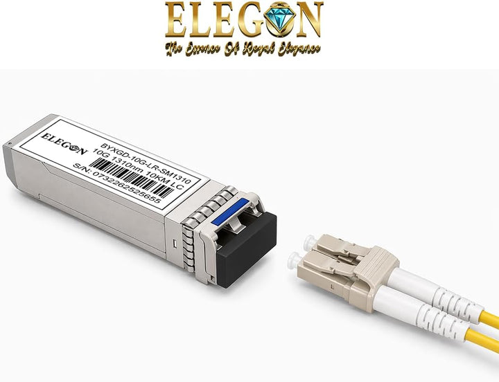 10GBASE-LR SFP+ Transceiver, 10G SMF Duplex LC, bis 10km (6.2mi), kompatibel Cisco SFP-10G-LR, Ubiqu