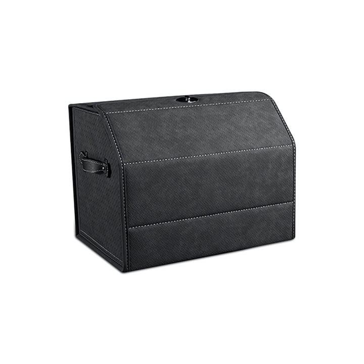 Ergocar Kofferraum Organizer, Faux Gewebtes Wildleder Autotasche Auto Kofferraum Box, Zusammenklappb