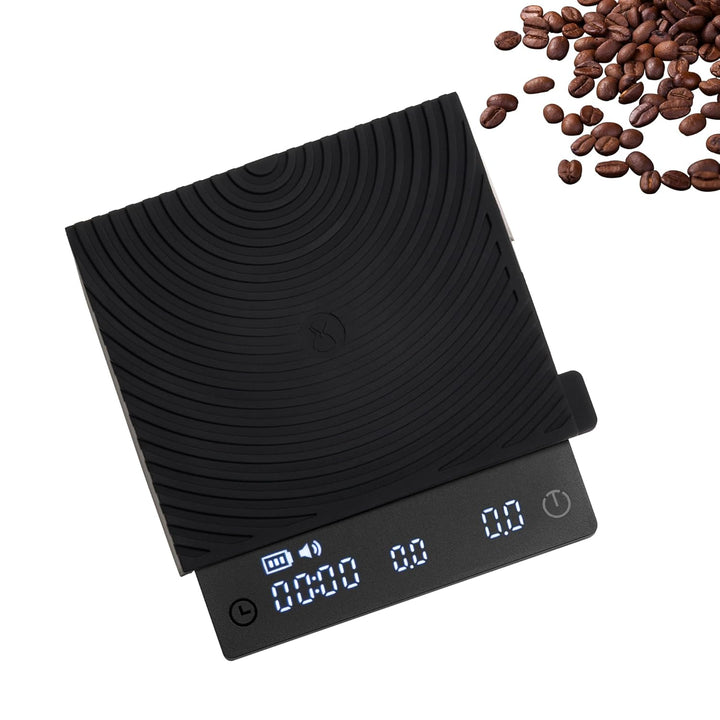 Black Mirror Mini TIMEMORE, Espresso-Waage mit Durchflussfunktions, tragbare Kaffeewaage, 2 kg/0,1 g