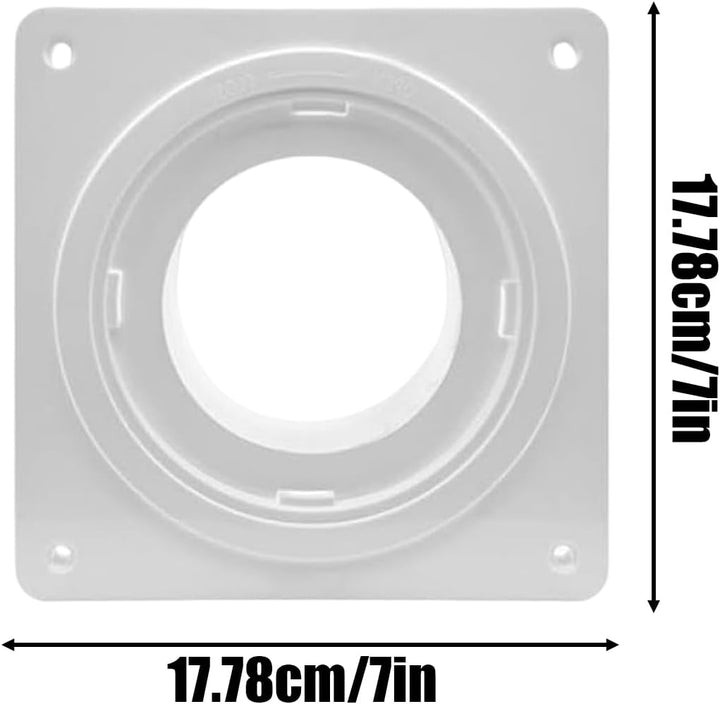 Dryer Vent, Indoor Drying Machine Vents Kit, 7 Inches Replacement Connector Plate & Multi Functional