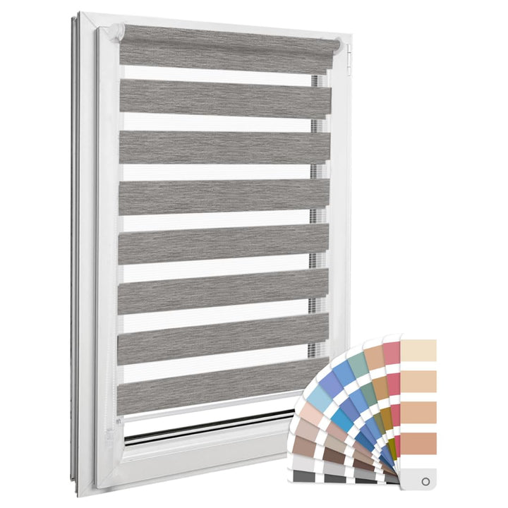 Home-Vision® DuoRollo Klemmfix, Doppelrollo ohne Bohren mit Klämmträgern, Rollos für Fenster und Tür