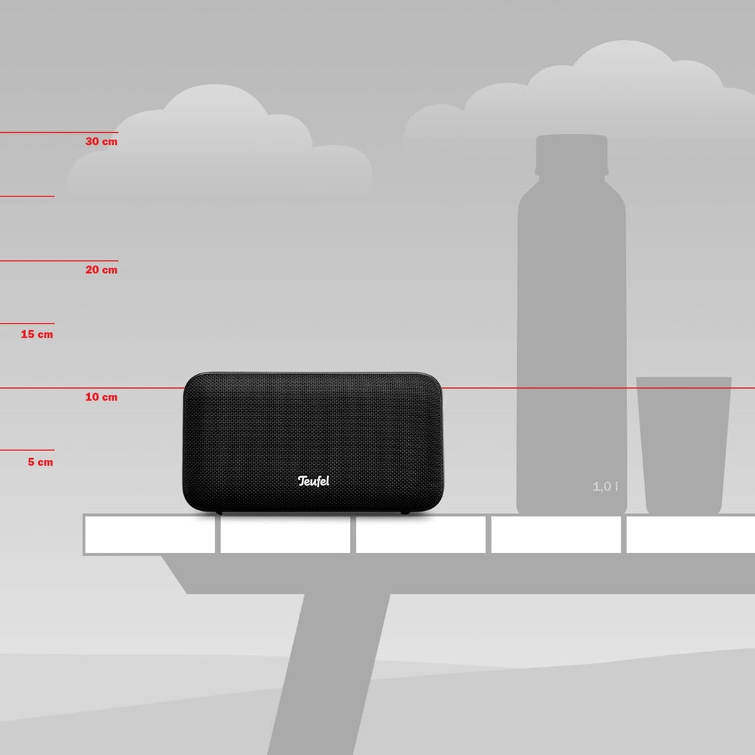Teufel Motiv GO Voice Bluetooth Lautsprecher - Wasserdichter, Portabler W-LAN & Bluetooth Speaker mi